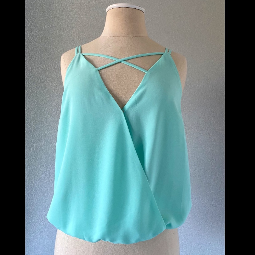 Light blue green tank (Size S)